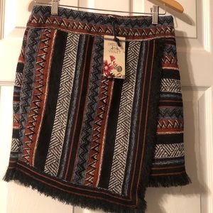 Chelsea&Violet XS NWT Asymmetric Skirt